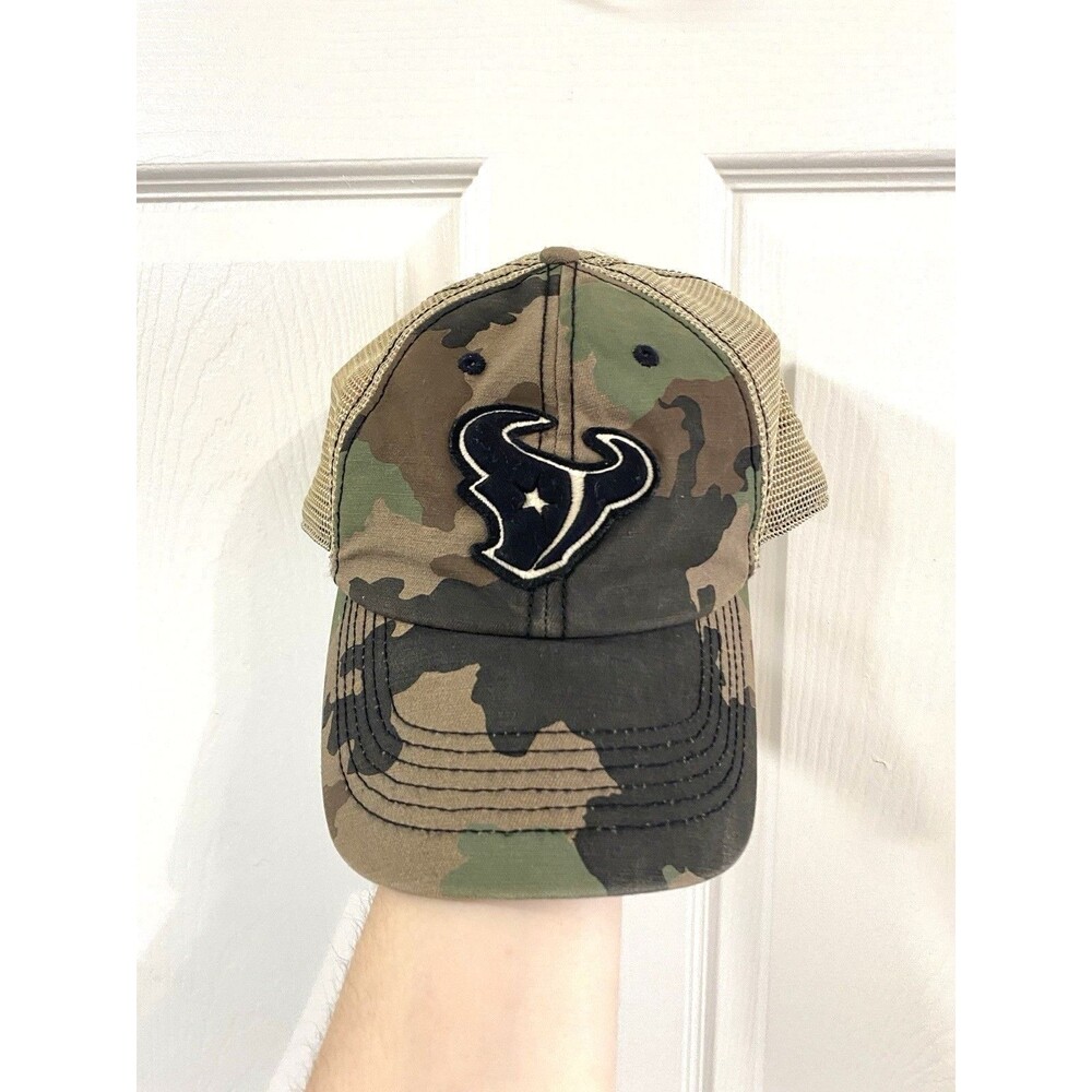 ‘47 NFL Houston Texans Camouflage Mesh Dad Cap Hat Adjustable Strapback Outdoor